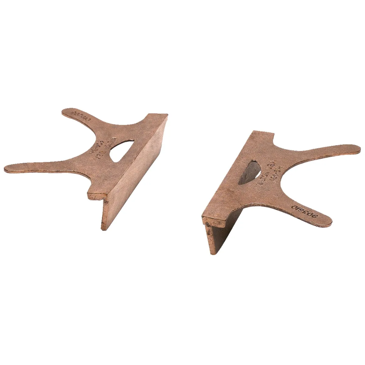 Pair of copper replacement vise jaws, model 404-4