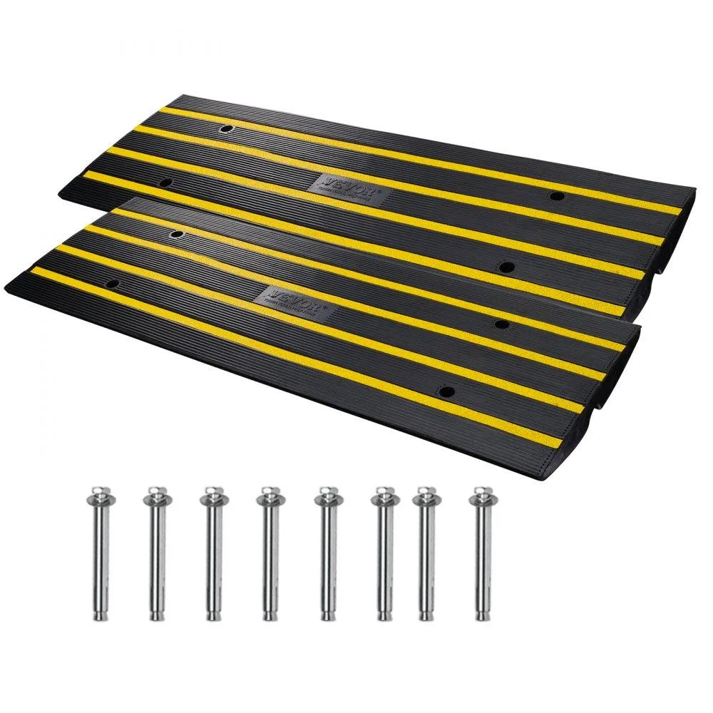 VEVOR VEVOR Curb Ramp 2 Pack 2.6" Rise Rubber 33069 lbs — product photo