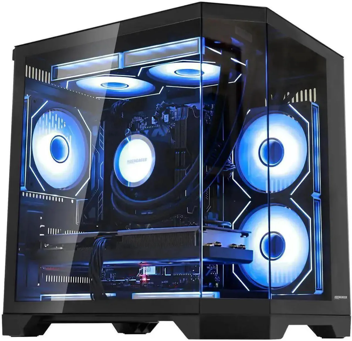 Hoengager Hoengager Gaming PC Ryzen 5 9600X RTX 5060 32GB DDR5 2TB 240mm AIO 850W Windows 11 — product photo