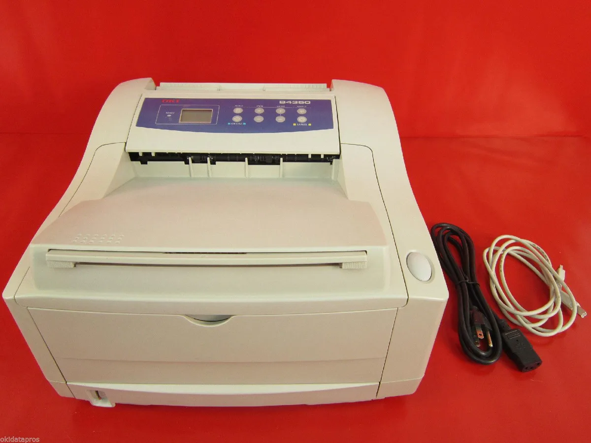 Oki Data Oki Data B4350 Dot Matrix Printer 23ppm White — product photo