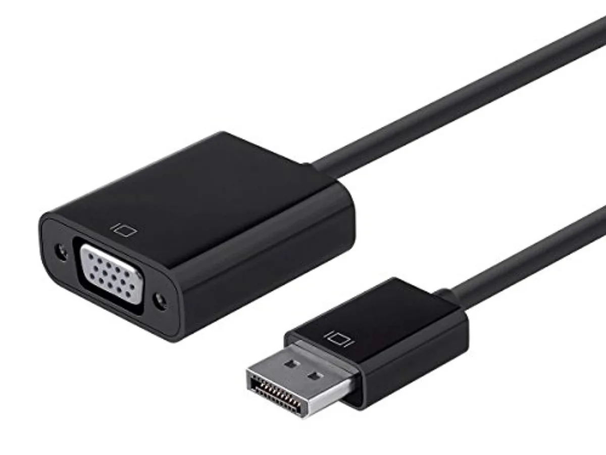 Monoprice Inc. Monoprice 12790 DisplayPort 1.2a to VGA Active Adapter 6 inch — product photo