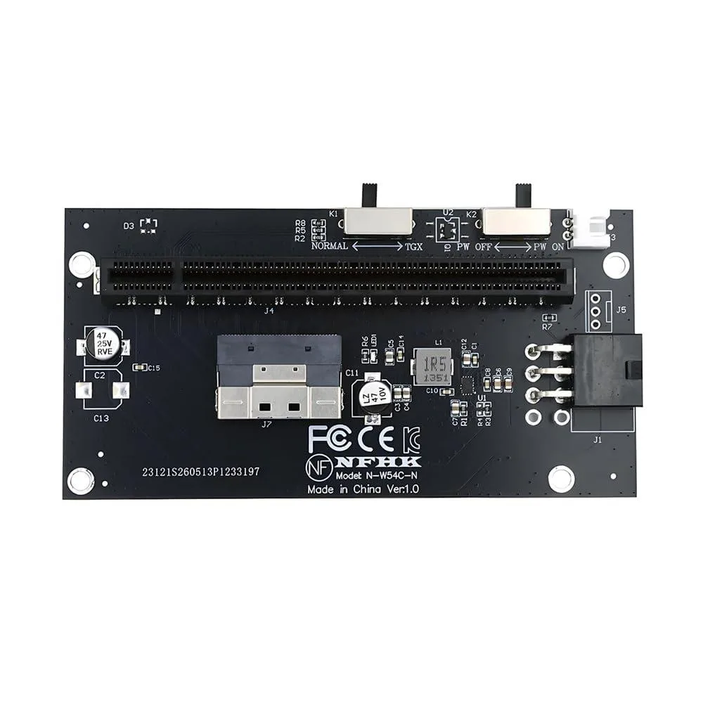 LORDWORLD LORDWORLD SFF-8654 74Pin to PCI-E 16x Adapter with 6Pin Power — product photo