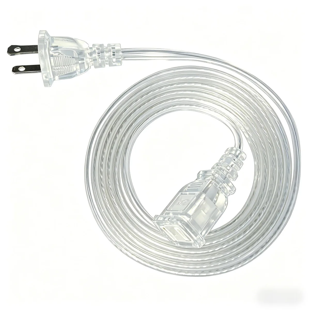  Jplenty 002 Clear 6 ft 10 A 125 V power extension cord — product photo