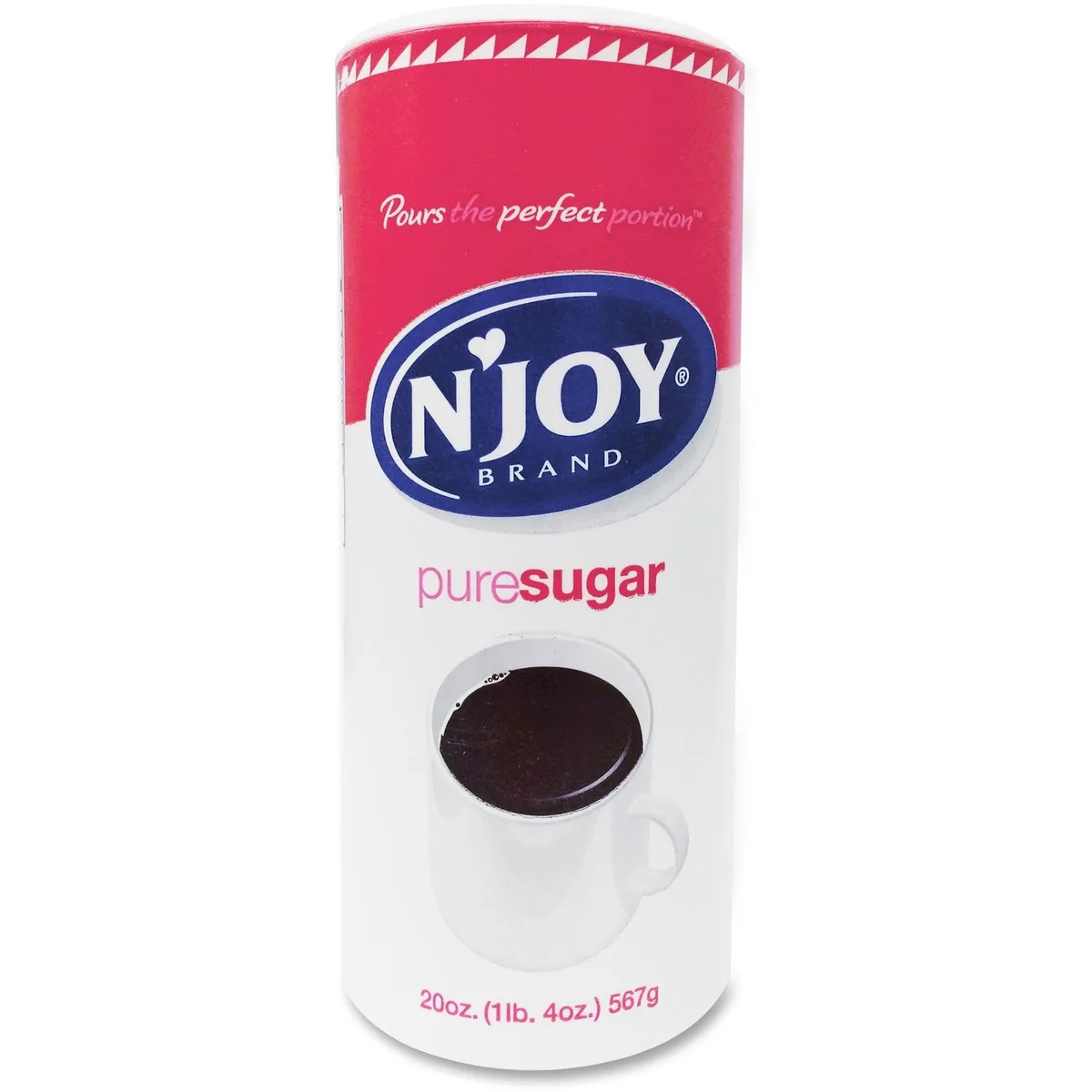 SUGAR SUGAR 933336 20 oz Pure Cane Sugar Canister Red — product photo