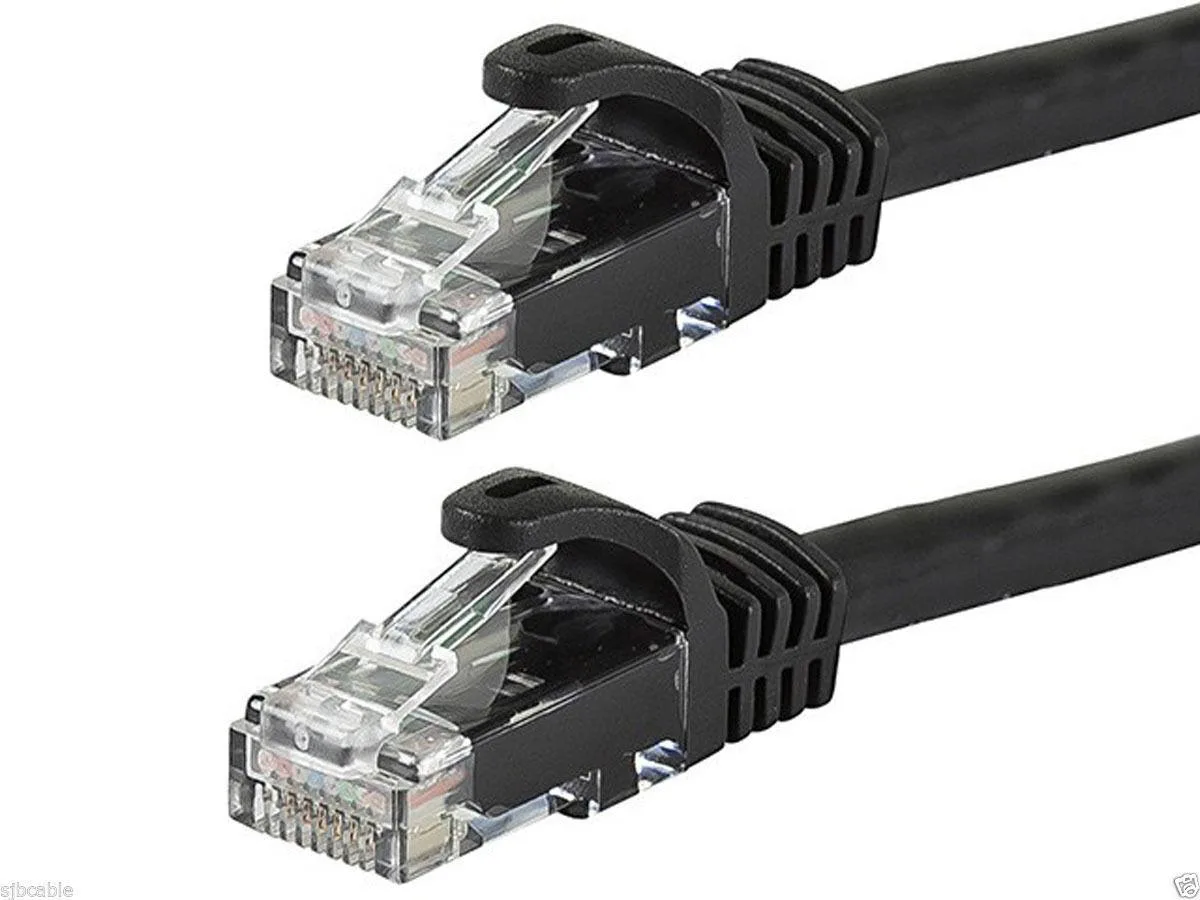 ETopSell ETopSell Cat6 550MHz UTP Ethernet Cable 75 ft Black — product photo