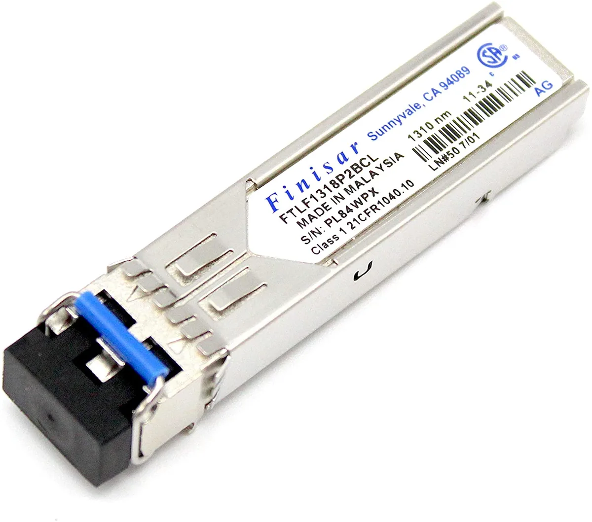 Finisar Corporation Finisar Corporation 1000BASE-LX SFP Transceiver 1310nm 10km — product photo