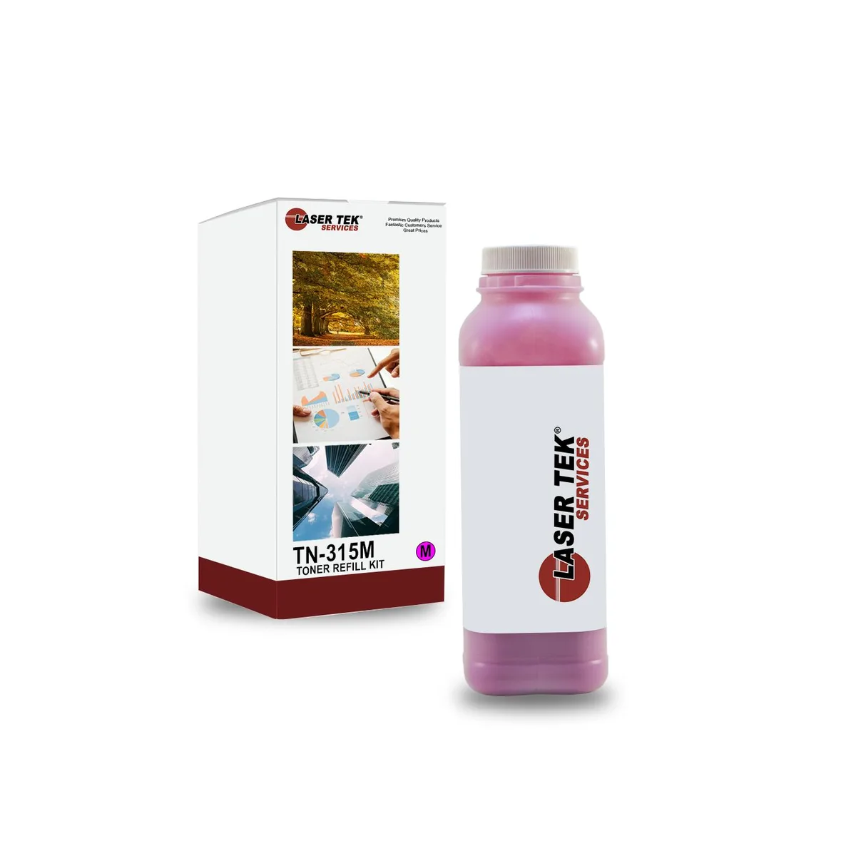 Laser Tek Services Laser Tek Services TN315 Magenta Toner Refill Kit 3500 pages — product photo
