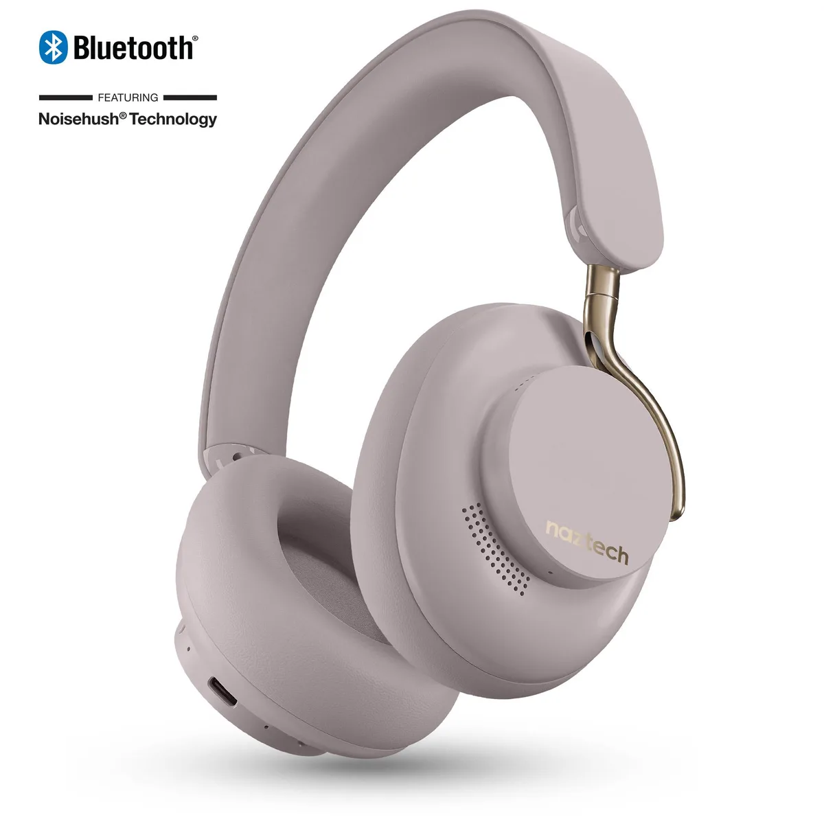 Naztech Naztech Aura 360 ANC Headphones Grey 24hrs 40mm 500mAh — product photo