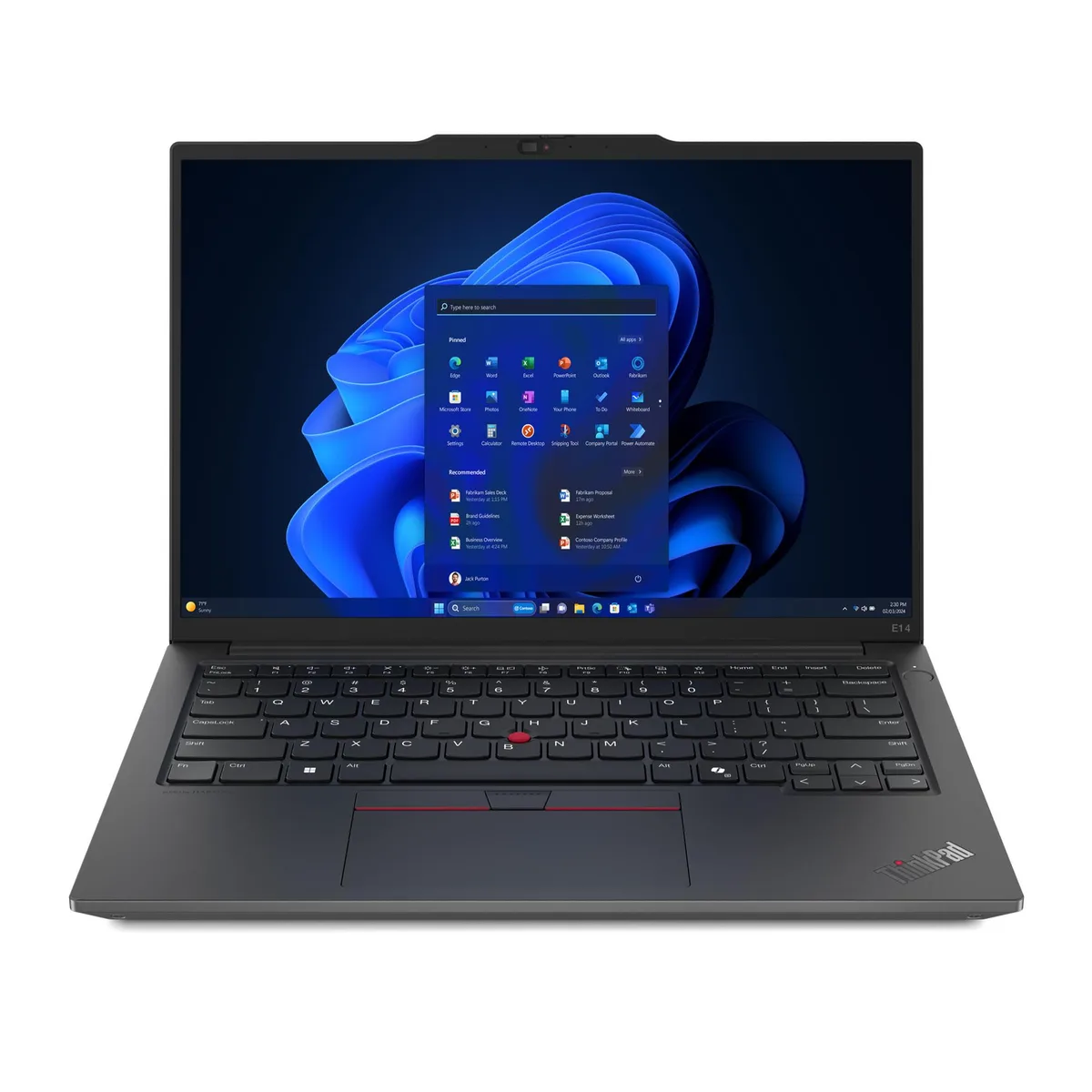 Lenovo Lenovo ThinkPad E14 Gen 6 AMD laptop 14 Ryzen 5 7535U 16 512 Graphite Black — product photo