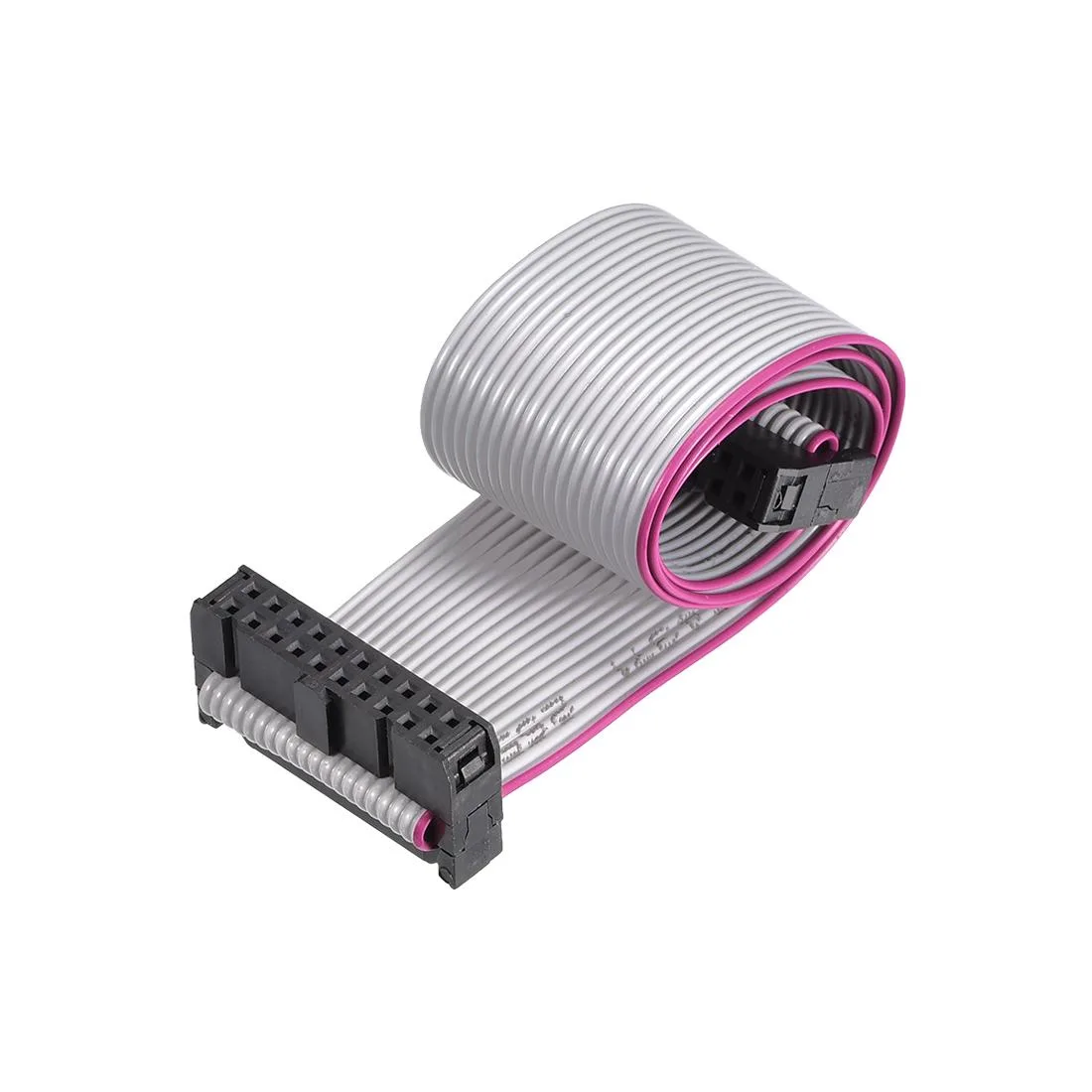 Unique-Bargains Unique-Bargains IDC Flat Ribbon Cable FC/FC 20Pin 2.54mm 30cm Gray — product photo