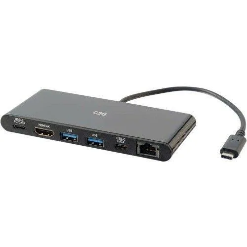 Cables To Go Cables To Go 28845 USB 3.1 4k HDMI USB C USB A Ethernet docking station — product photo