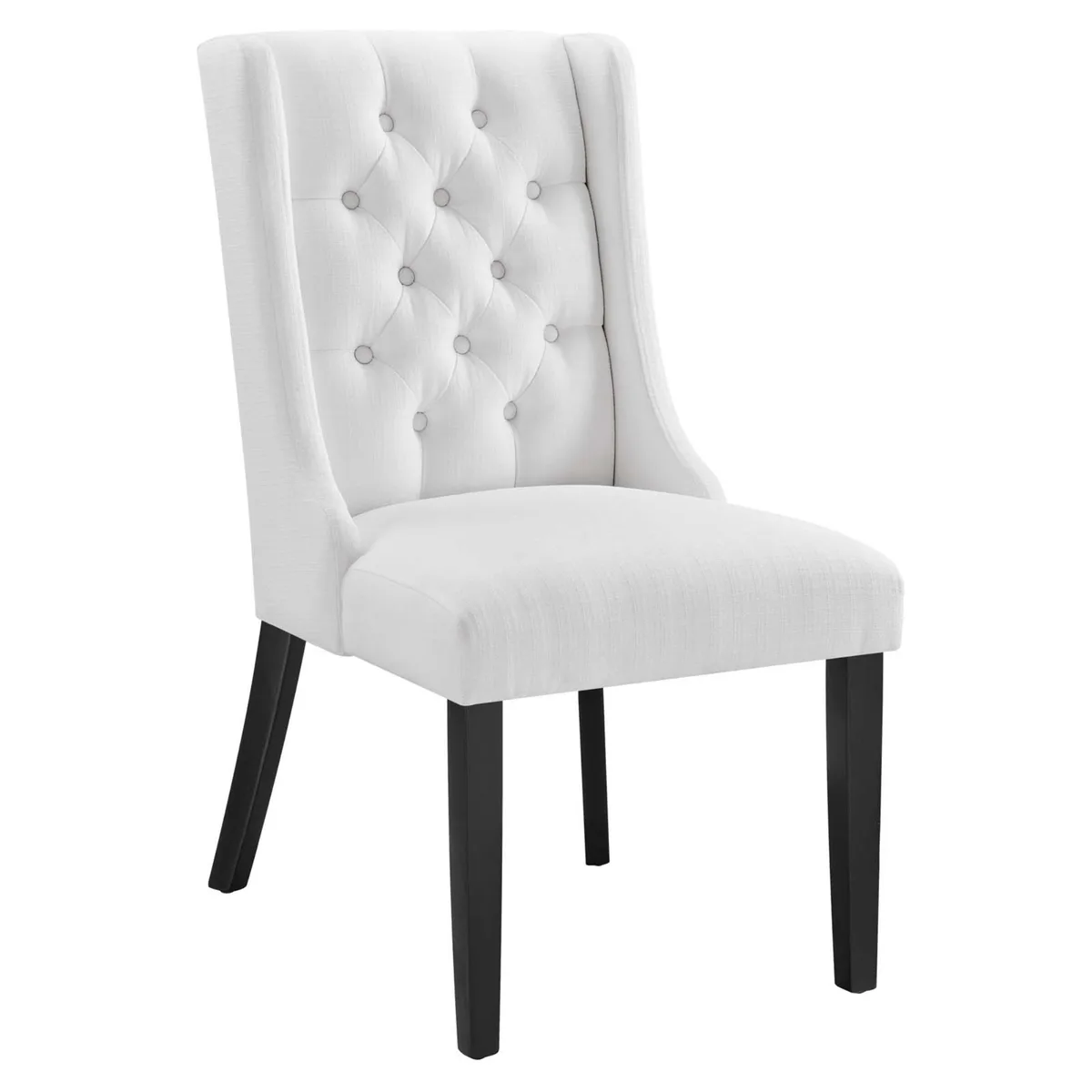 LexMod LexMod Baronet Button Tufted Fabric Dining Chair 21x25x38.5in 500lbs — product photo