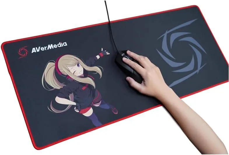 AVerMedia AVerMedia BIGMOUSEPAD ELENA Mouse Pad Black — product photo