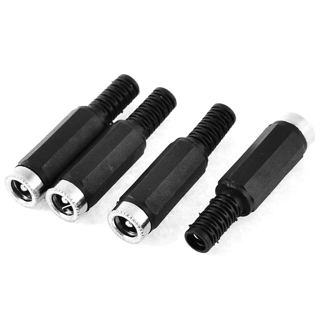 Unique-Bargains Unique-Bargains 5.5mm x 2.1mm Solder Female DC Power Plug 4pcs — product photo