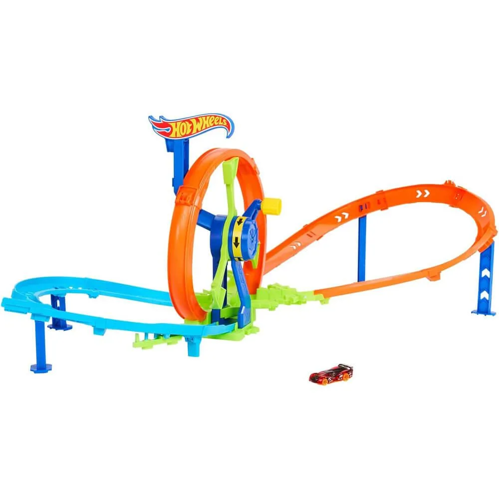 Mattel Mattel Hot Wheels Rapid Launch & Loop Track Set JBX65 1:64 game — product photo