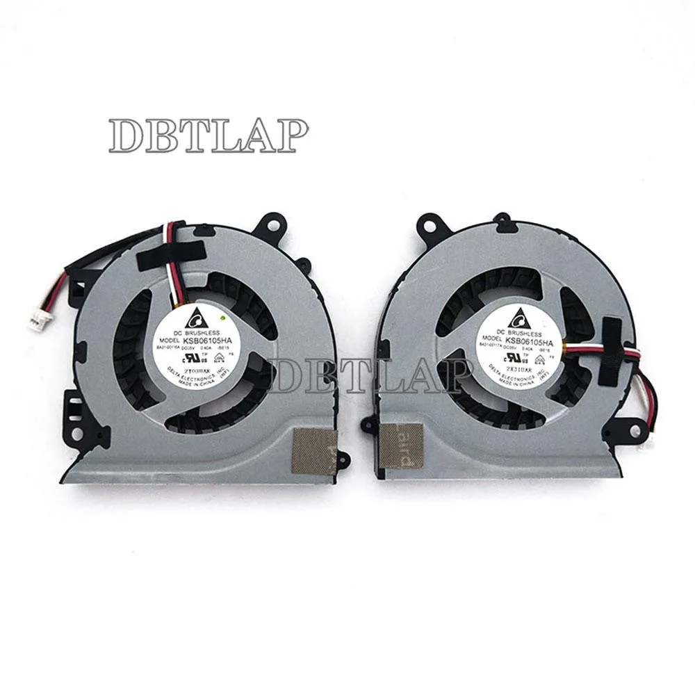 DBTLAP DBTLAP laptop cooling fan pair KSB06105HA BE15 BE16 — product photo