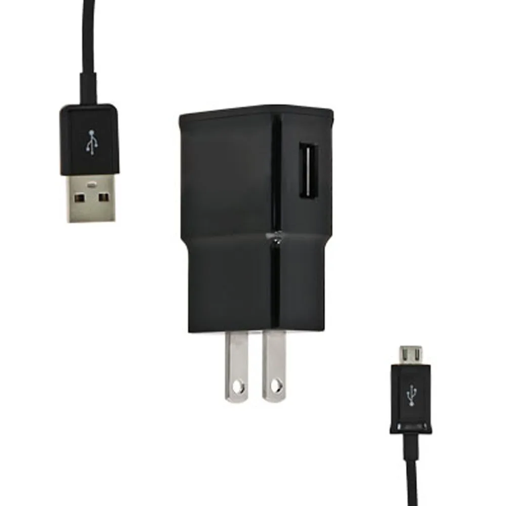 SAMSUNG SAMSUNG 11-pin Travel Charger with Micro USB Cable - Black — product photo