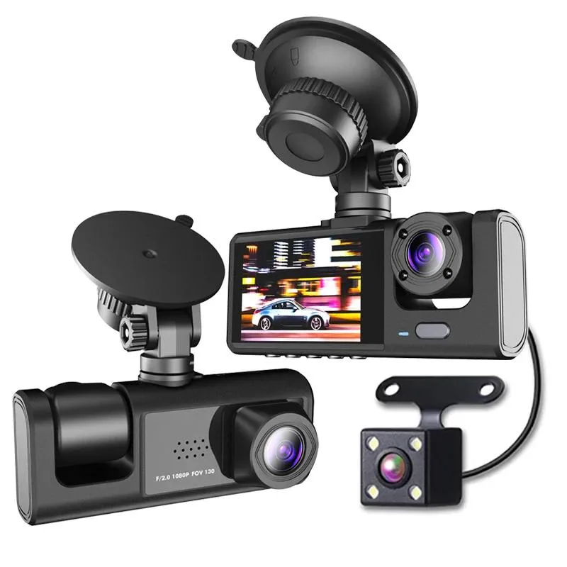 The Perfect Part The Perfect Part 3-Camera 1080P Dash Cam 170°/110°/120° 2.0" IPS — product photo