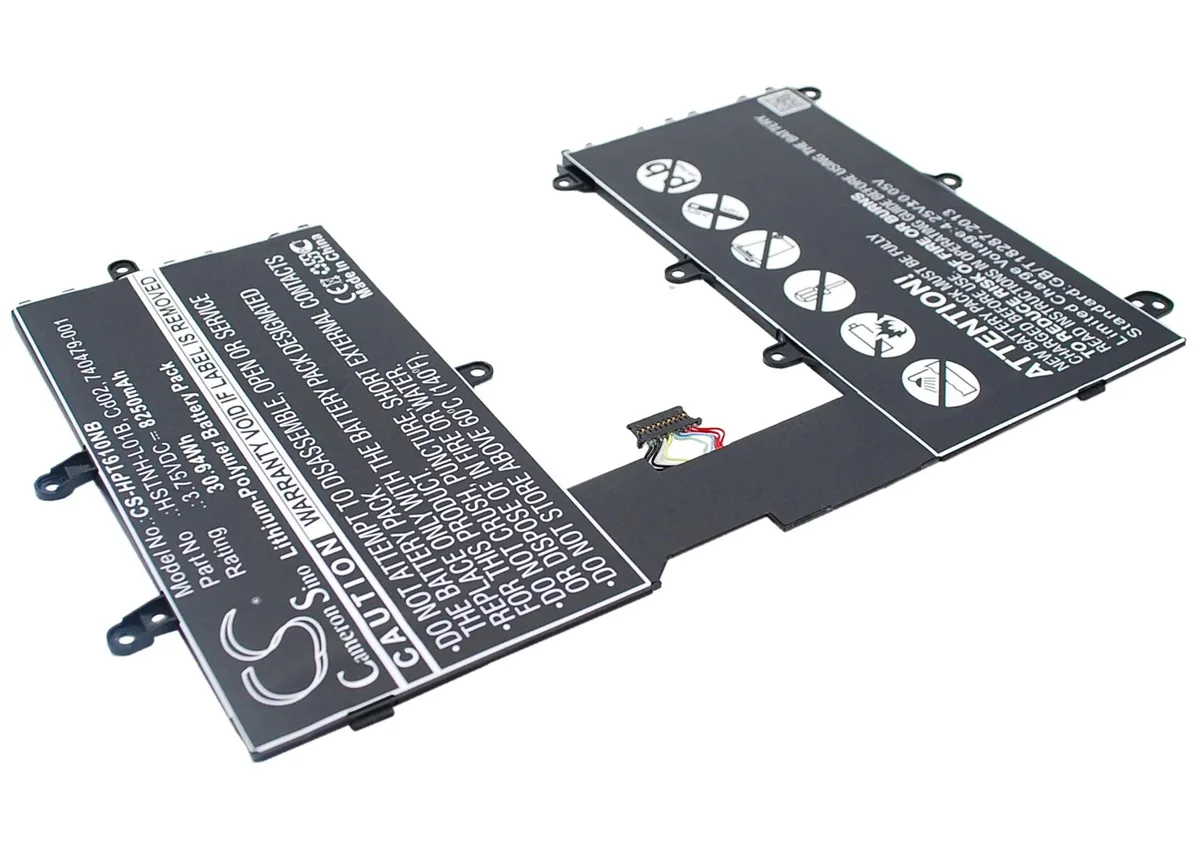Rectangular replacement battery for 10.1-inch HP tablets