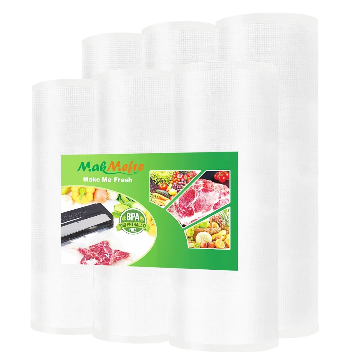 FoodSaver Vacuum Sealer Bags Rolls 8"x20' 11"x20' 6-Pack — product photo