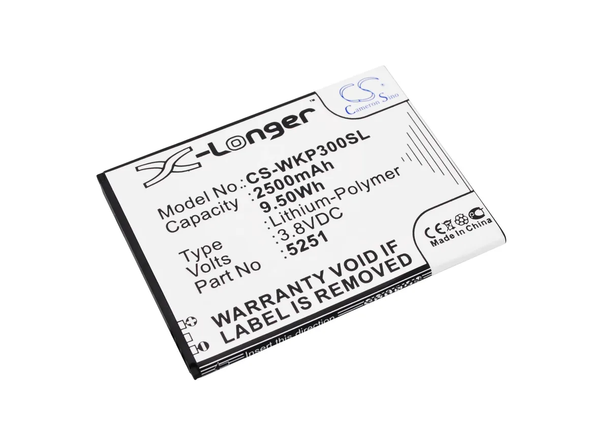 Small rectangular replacement battery with smooth finish and gold contacts