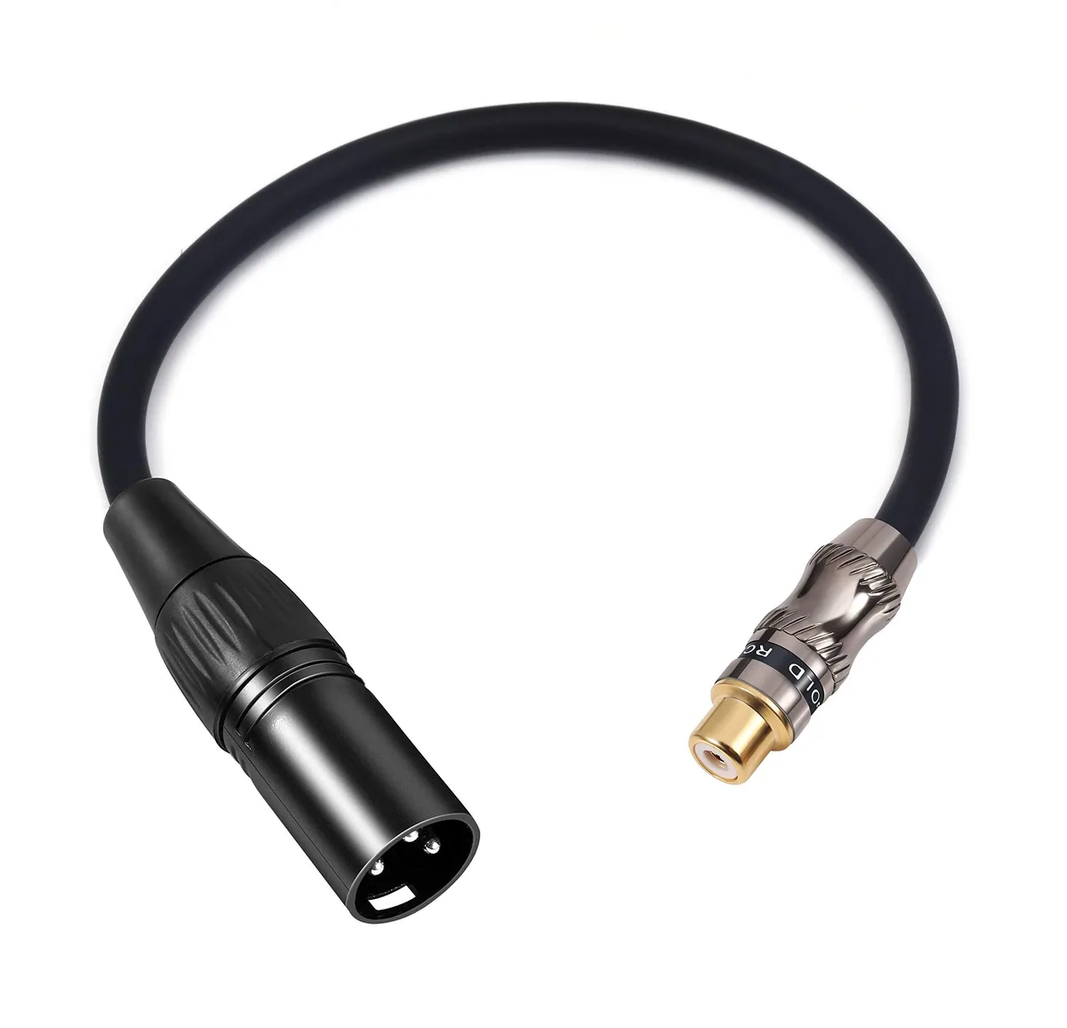 Devinal DVN_2019072101 XLR Male to RCA Female Audio Adapter — product photo