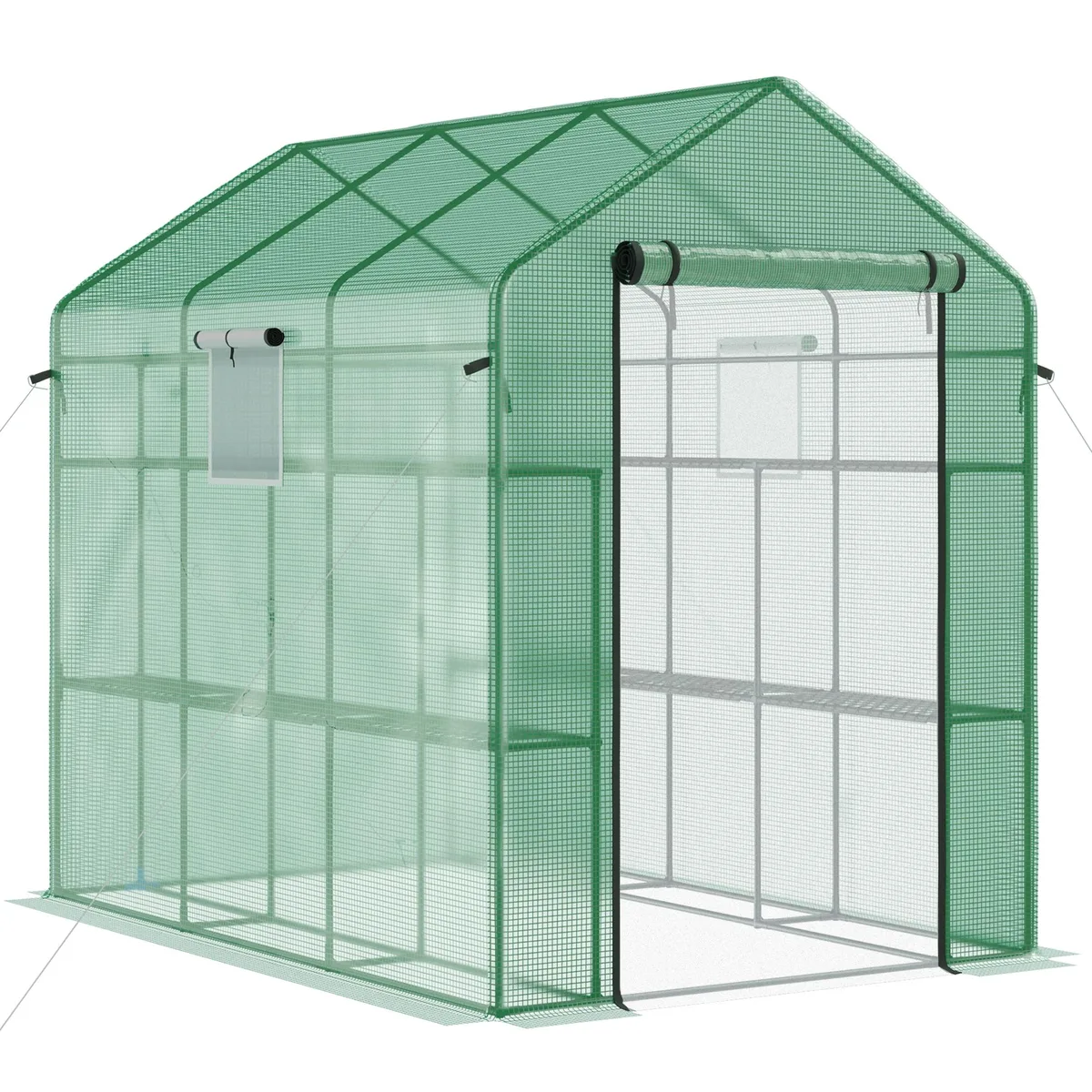 tuphen tuphen Green Steel Trellis 18 Shelf 84.25x56.25x76.75in — product photo