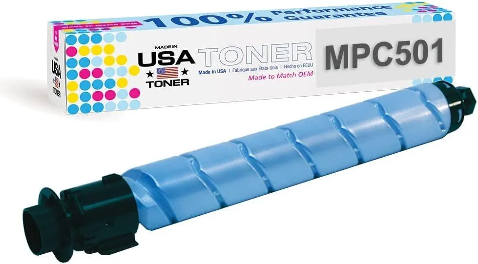 MADE IN USA TONER MADE IN USA TONER Yellow Toner Cartridge for Ricoh MP C501SP 842244 — product photo