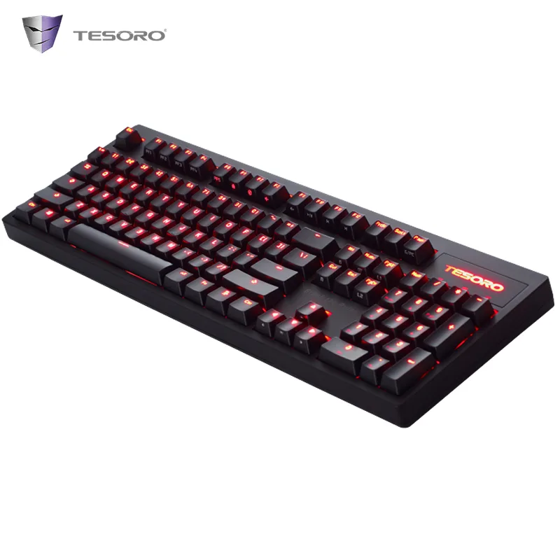 Corn Electronics Corn Electronics Tesoro G7 Cherry MX Black Red Backlit Gaming Keyboard — product photo