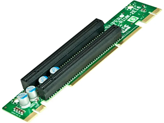 Supermicro Supermicro RSC-R1UW-2E16 riser card, 2 x PCIe 3.0 x16 — product photo