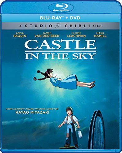 Blu-ray and DVD combo case with Castle in the Sky artwork
