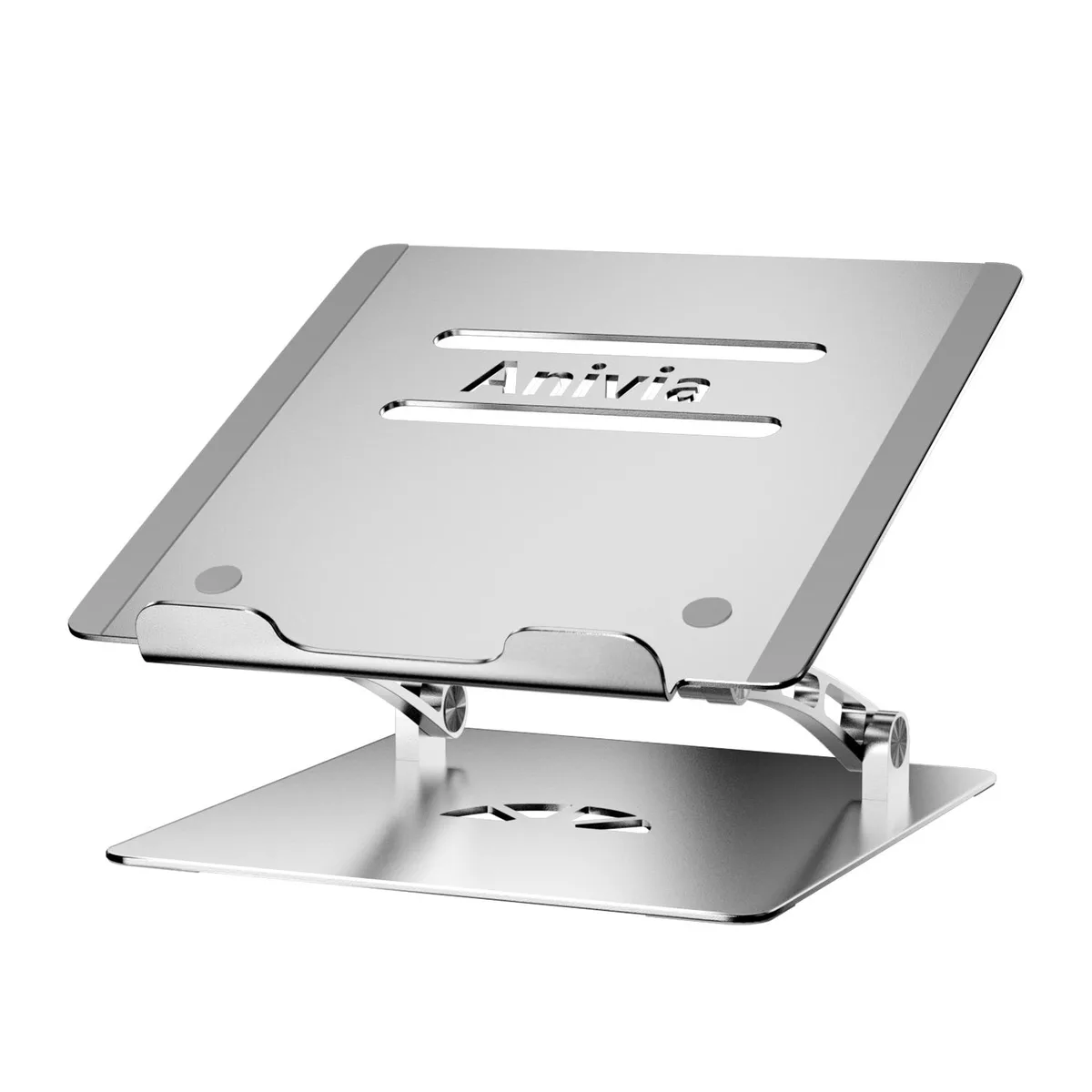 EACH EACH Adjustable Laptop Stand Silver 10-17in 0-45° 6-26cm — product photo