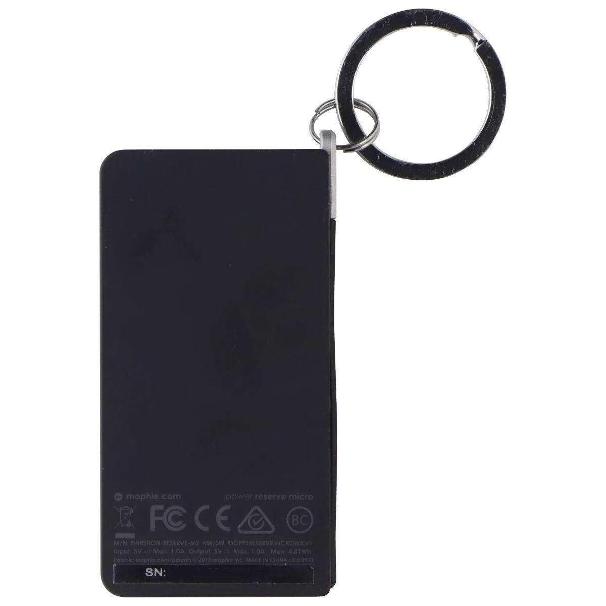 Mophie Mophie Power Reserve 1300mAh Power Bank Black — product photo
