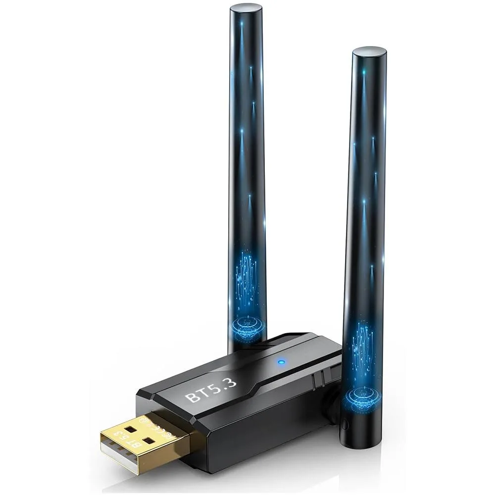 Hitoor Hitoor Z001#Q2392_B Bluetooth 5.3 Adapter with Rotating Antenna — product photo