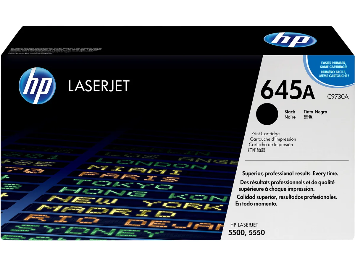 HP HP C9730A 645A Black Toner Cartridge 13000 Pages — product photo