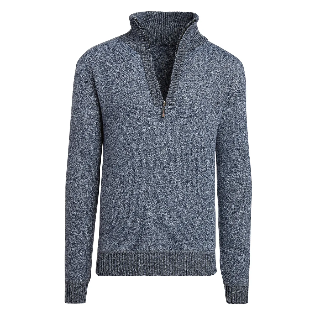 Altatac Altatac Men's Half-Zip Mock Neck Sweater Blue S — product photo