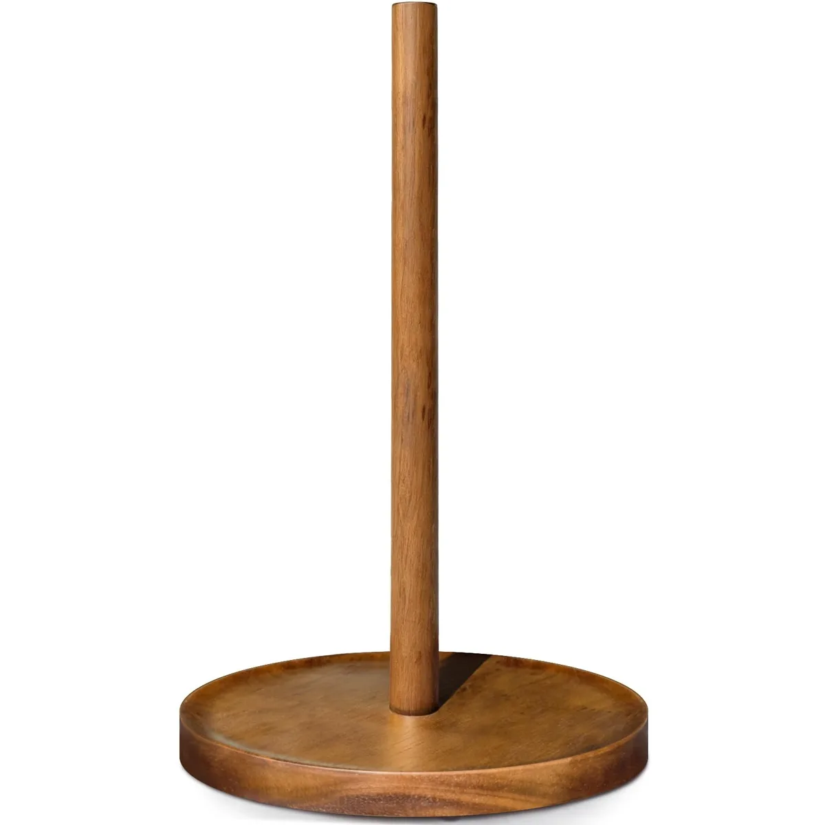  NESAPTO Wooden Paper Towel Holder Brown 12.4 in — product photo