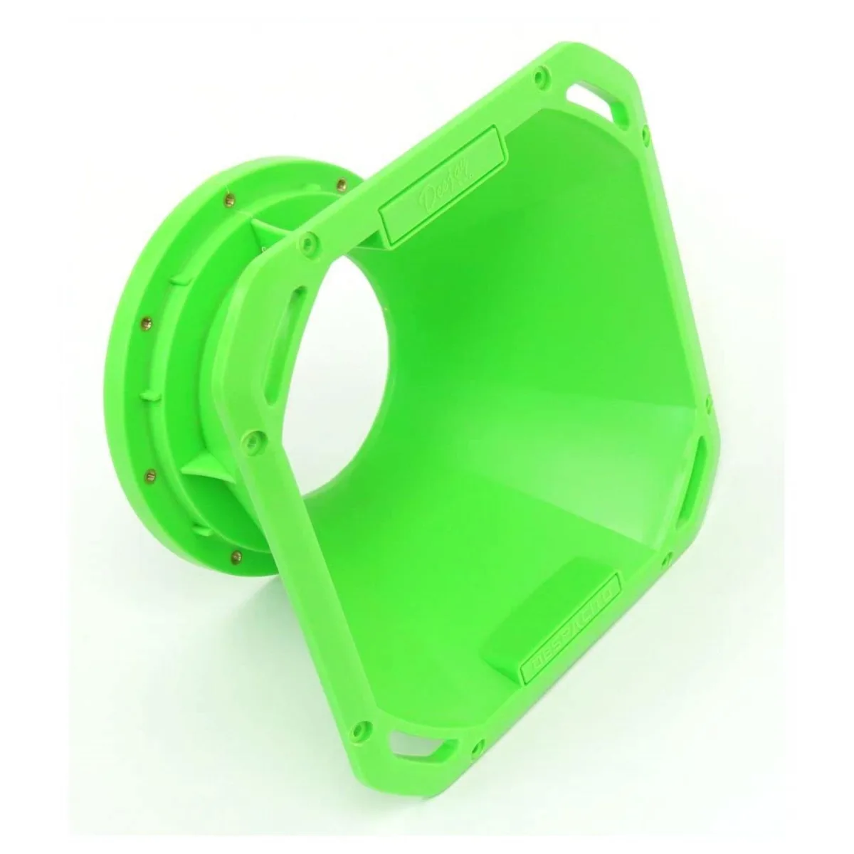 Deejay LED Deejay LED 8-in Speaker Despacito Midrange Diffuser Horn Exponential Flare Green — product photo
