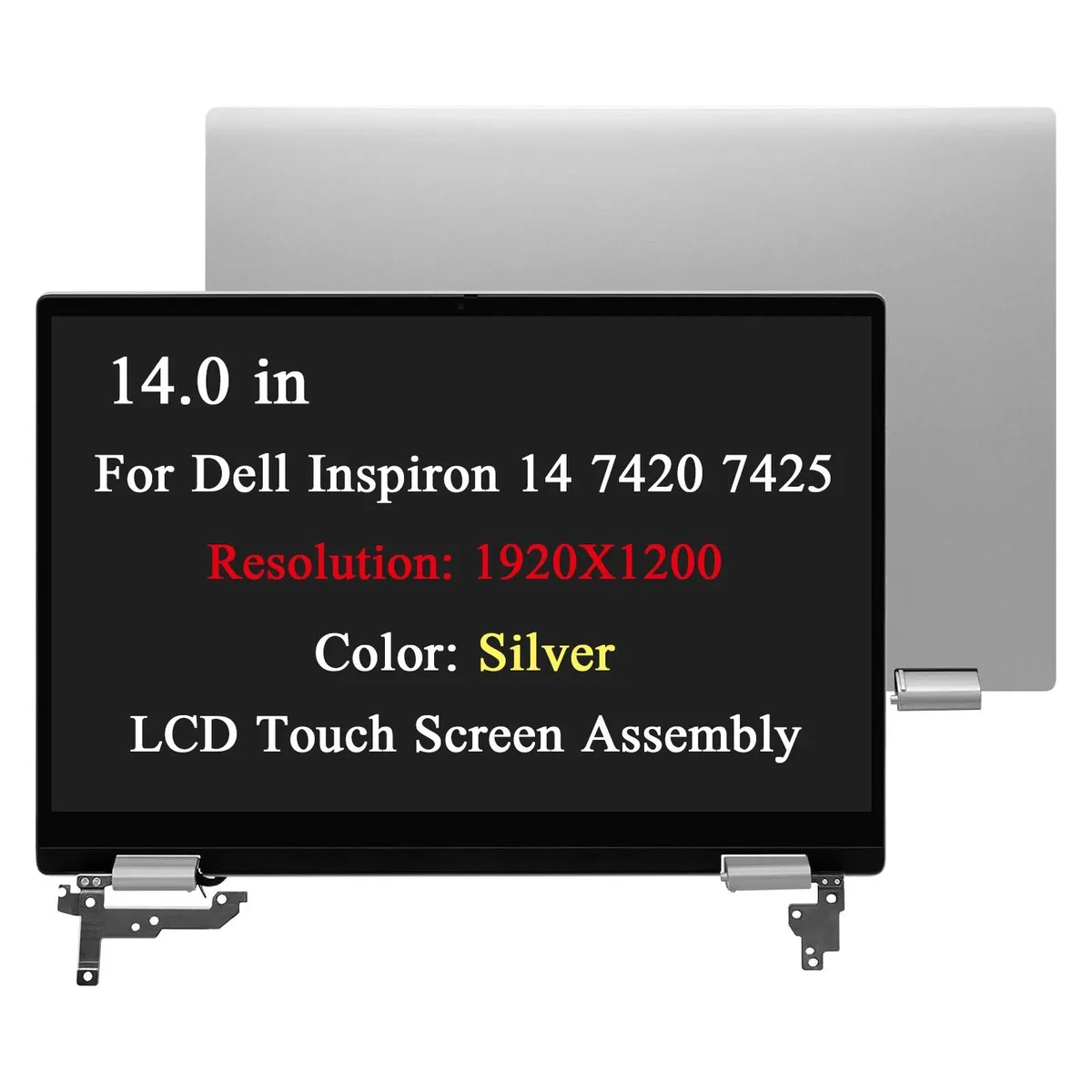 NUOLAISUN NUOLAISUN 14 FHD LCD Touch Screen Hinge Assembly for Dell Inspiron 7420 28P7C HWY0J 2-in-1 — product photo