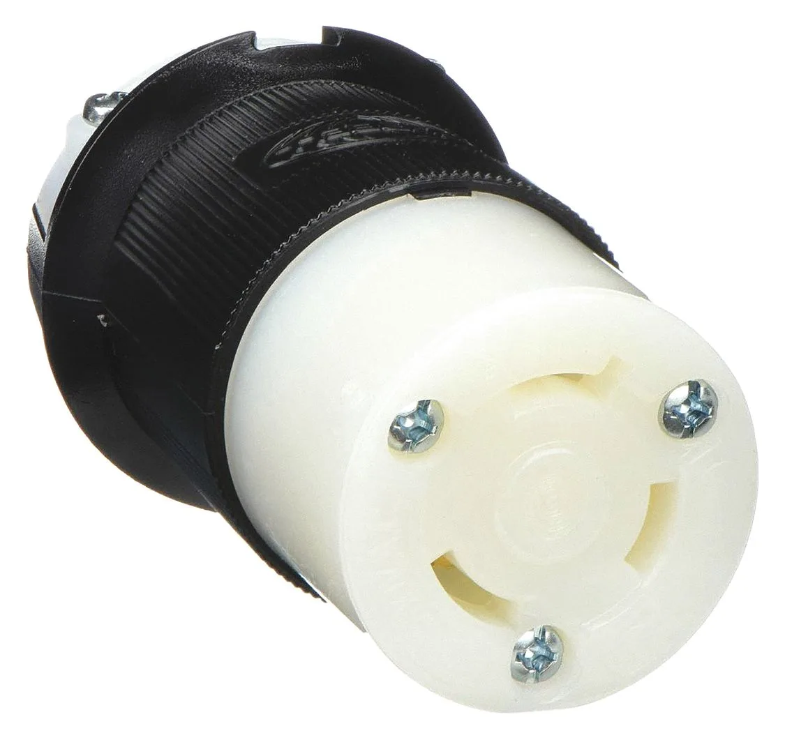 Hubbell Incorporated Hubbell HBL2643 Locking Connector L8-30R 30 A 480V AC — product photo