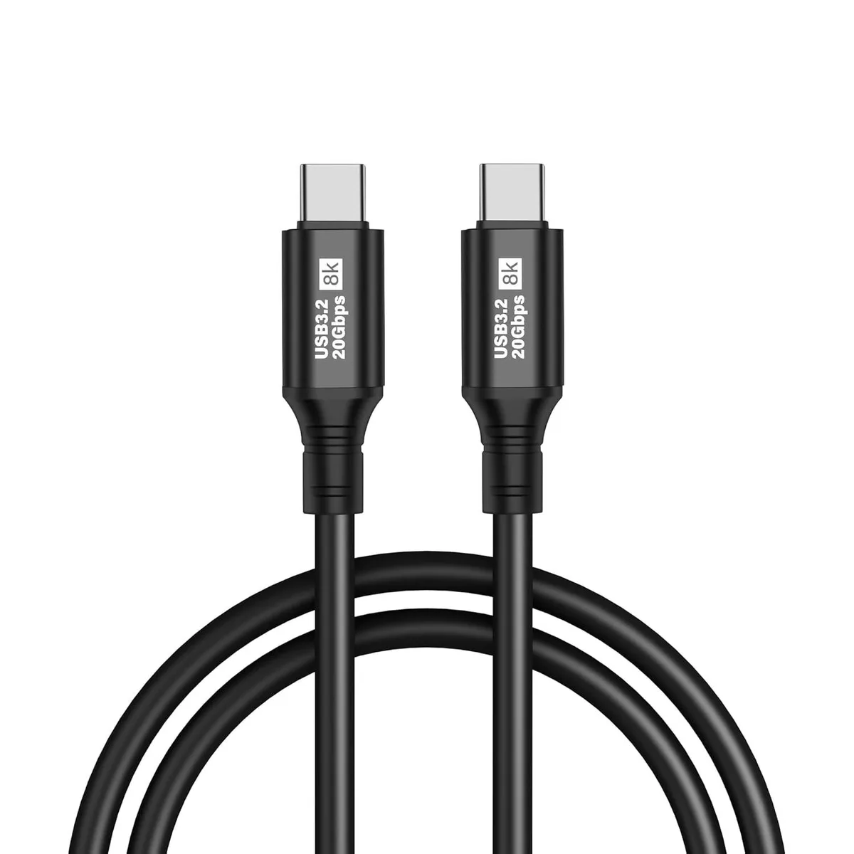 BUCIER BUCIER USB 3.2 Gen2 20Gbps PD 100W 8K@60Hz USB C Cable 1M — product photo