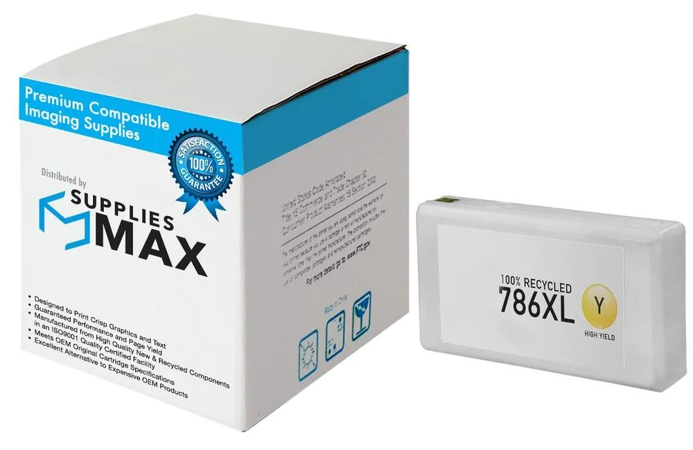 SuppliesMax SuppliesMax T786XL420 Yellow High Yield Inkjet Cartridge 2000 Pages — product photo