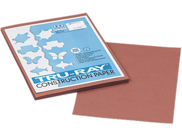 Pacon Pacon 103025 Paper 76 lbs 9 x 12 Warm Brown 50 Sheets — product photo