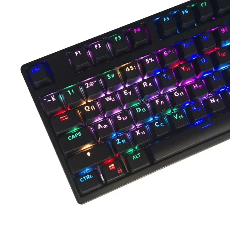 YINGHUA YINGHUA 104-Key ABS OEM Keycaps Russian Korean Backlit — product photo