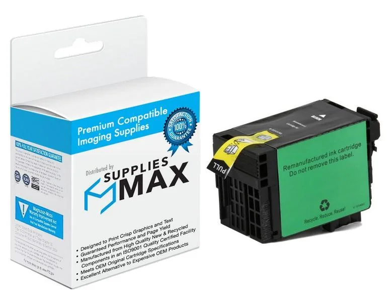SuppliesMax SuppliesMax T252XL120 Black High Yield Inkjet Cartridge 1100 Pages — product photo