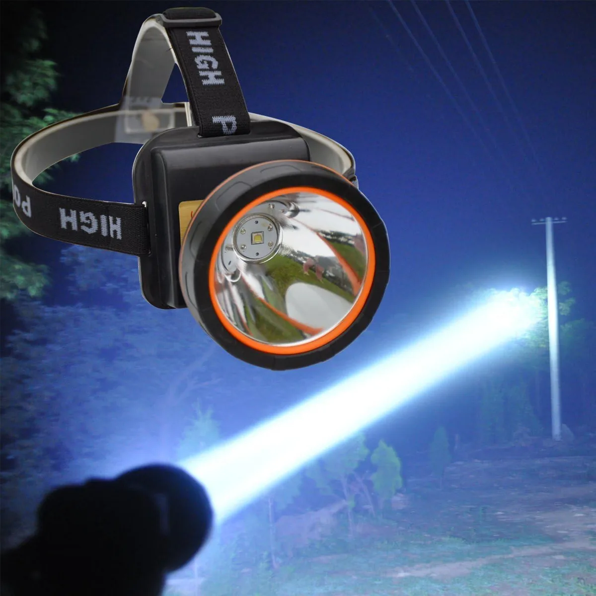lelisten lelisten LED Headlamp Torch Rechargeable Flashlight — product photo