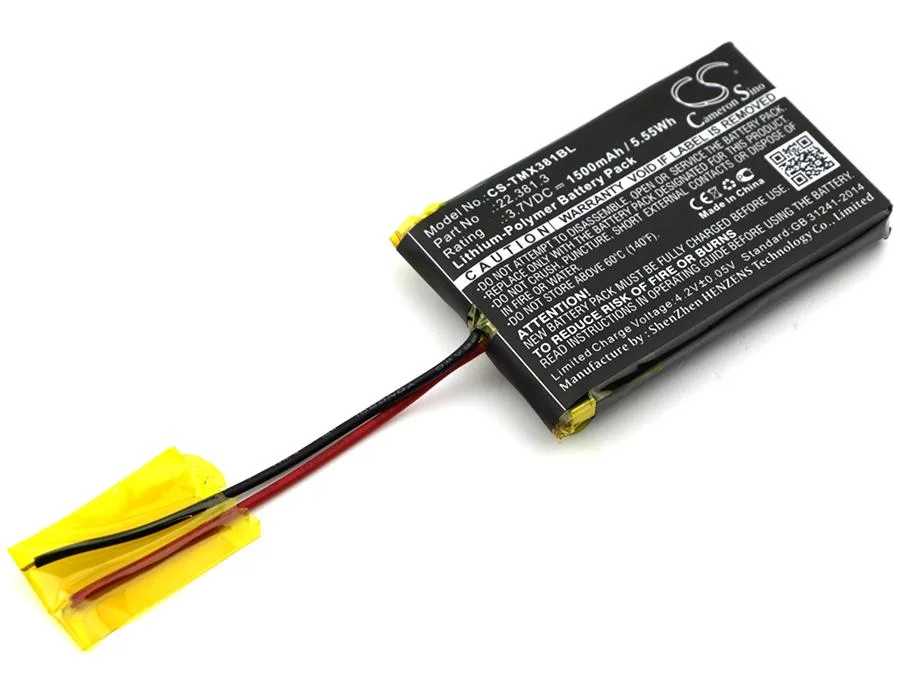 Cameron &amp; Co Cameron &amp; Co DS-CS-TMX381BL standard battery 1.5 Ah Li-Polymer black — product photo