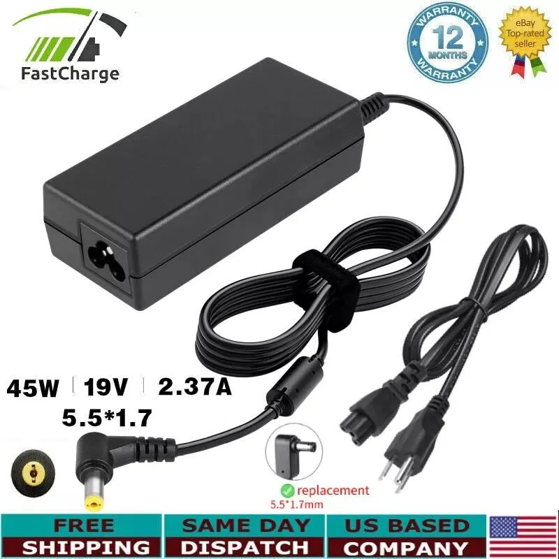 RAYBESTOS UNBRANDED RAYBESTOS UNBRANDED AC Adapter 19V 2.37A 45W 5.5*1.7mm 8ft — product photo