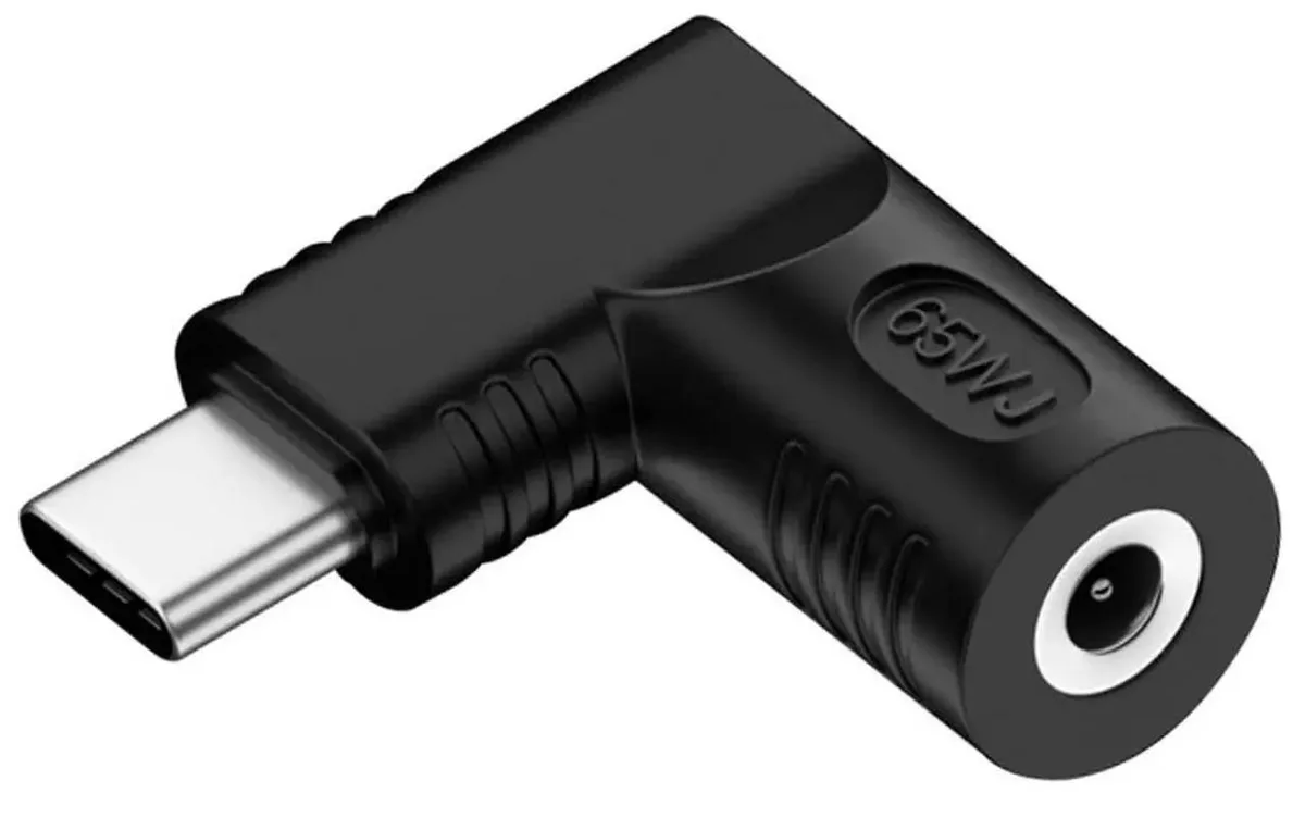 Vszerda Vszerda DC 20V Jack 4.8x1.7mm to USB-C 90° 65W power adapter — product photo