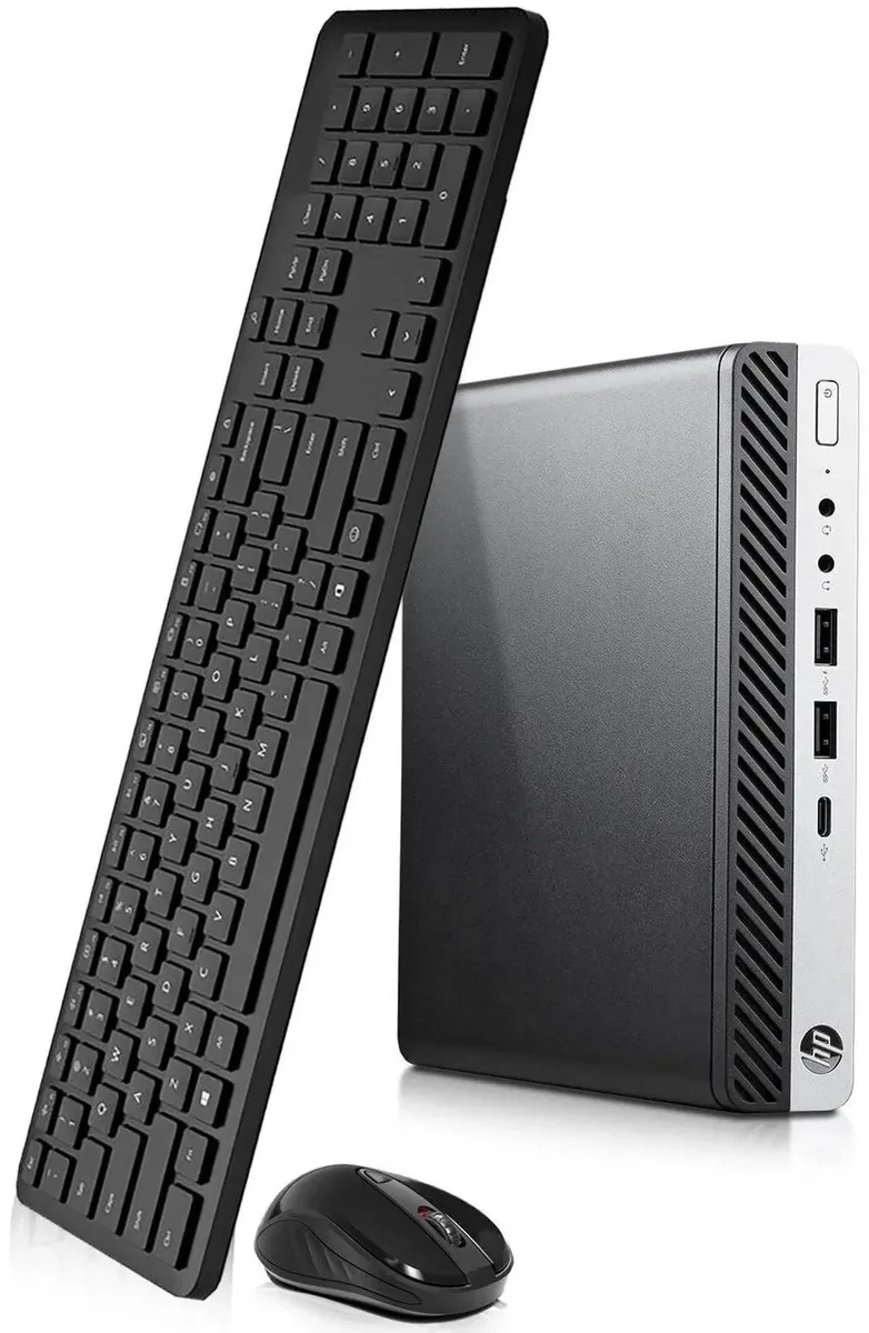 HP HP EliteDesk 800 G3 Tiny Desktop PC, Intel Core i7-6700T 3.60GHz, 16GB DDR4, 1TB SSD, Windows 11 Pro — product photo